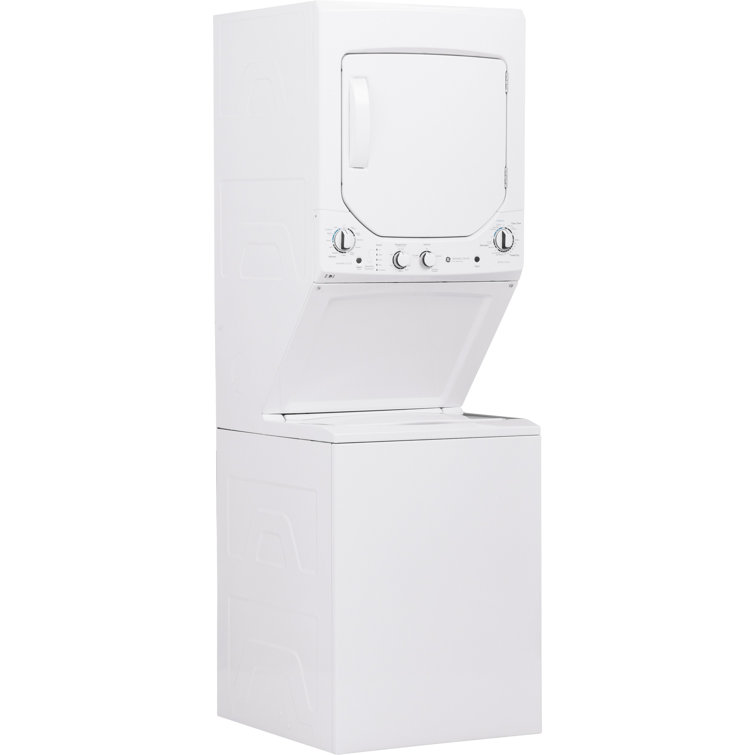 GE Appliances Laundry Center with 2.3 Cubic Feet Top Load Washer and 4.4 Cubic Feet Electric